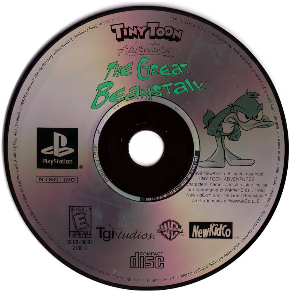 Лицензионный диск Tiny Toon Adventures - The Great Beanstalk для PlayStation